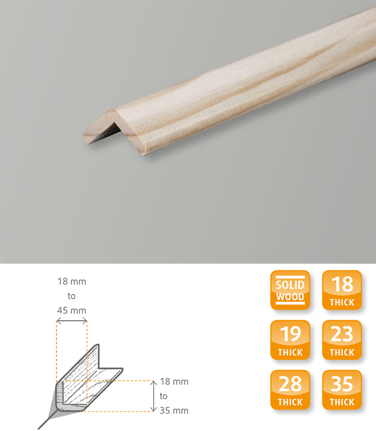 Angle Softwood Pine Moulding