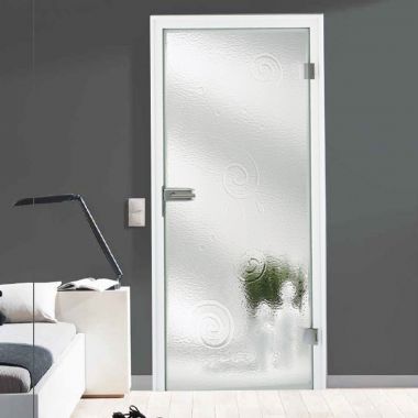 Galaxy Melted Glass Door Design - Frosted Glass Patterns